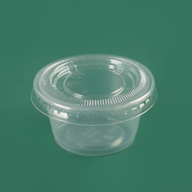 2oz Jello Shot Cups, Small Plastic Containers with Lids, Airtight and Stackable Portion Cups, Salad Dressing Container, Dipping Sauce Cups, Condiment Cups